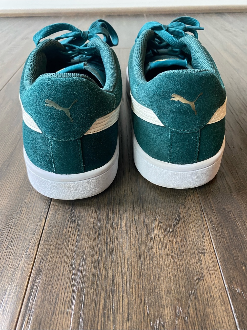 Puma Suede Varsity Green Sneakers Mens Sz 11 Classic - Picture 5 of 7